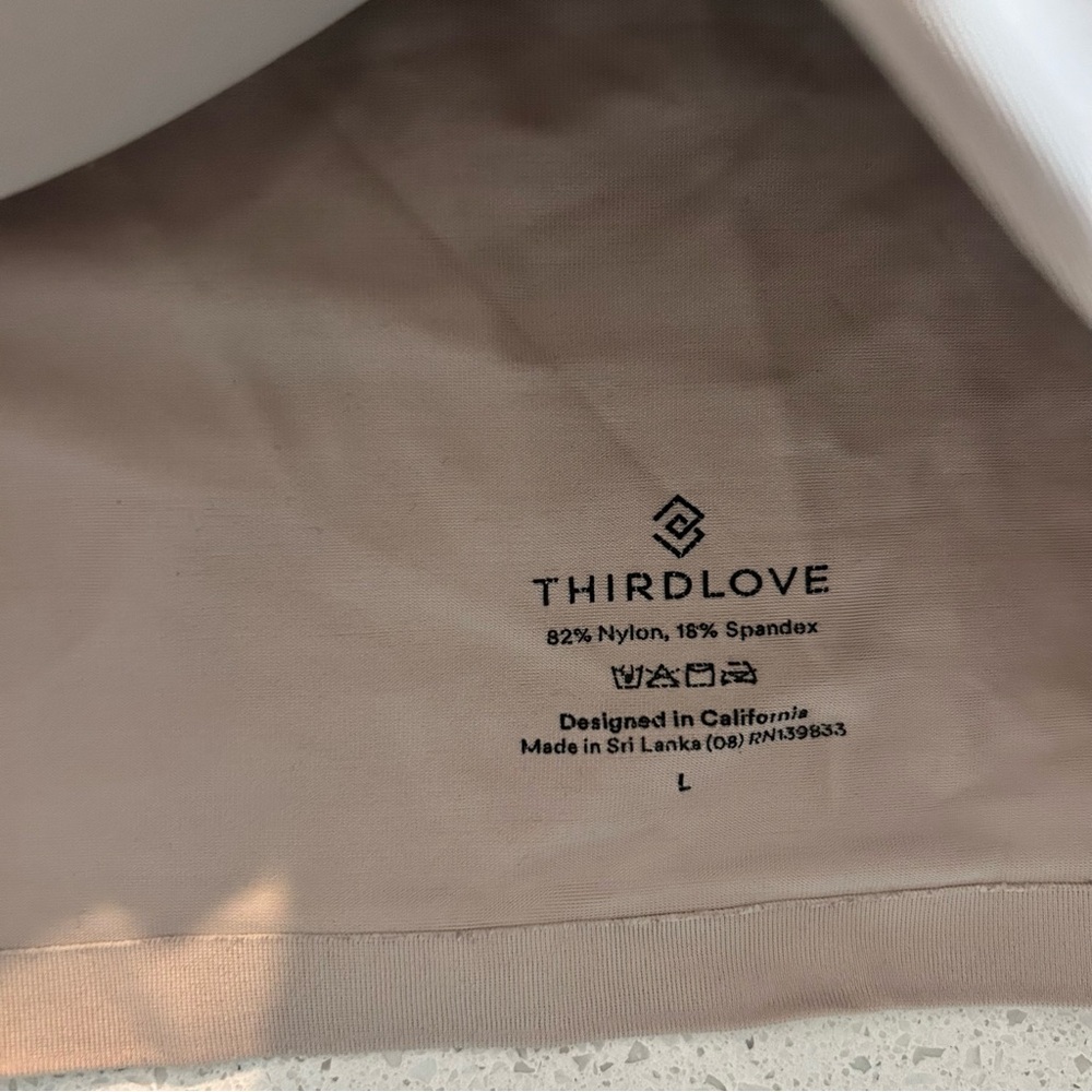 Thirdlove Adjustable Strap Wireless Bra Large Tau… - image 4